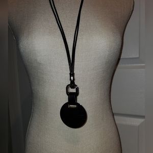 Chico's 20" necklace black and silver